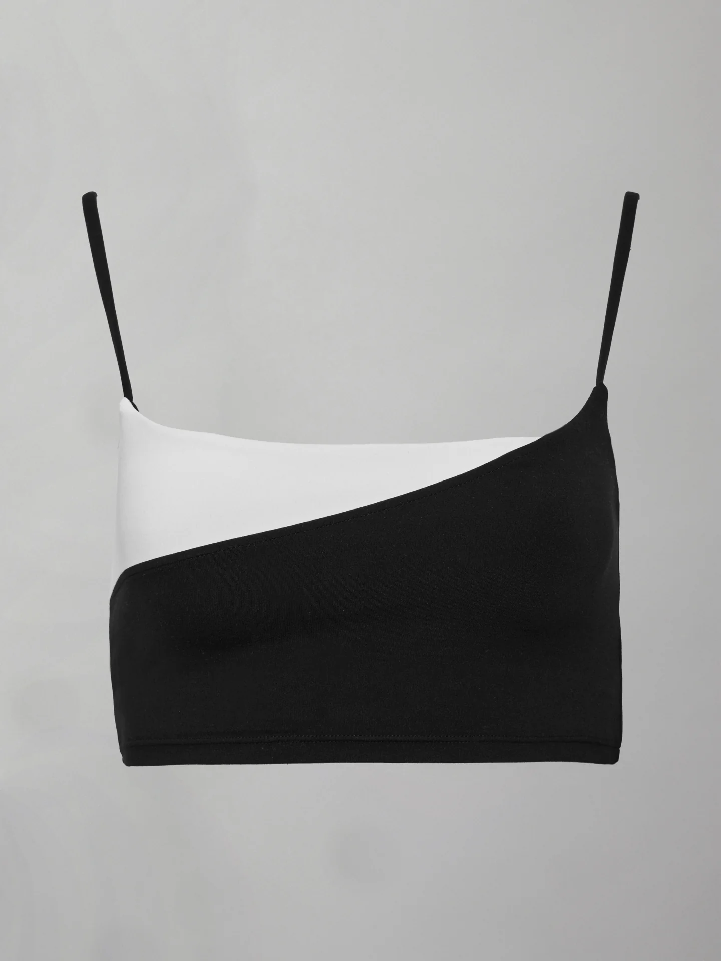 Spliced Colorblock Bra in Melt - Black/White - Image 7