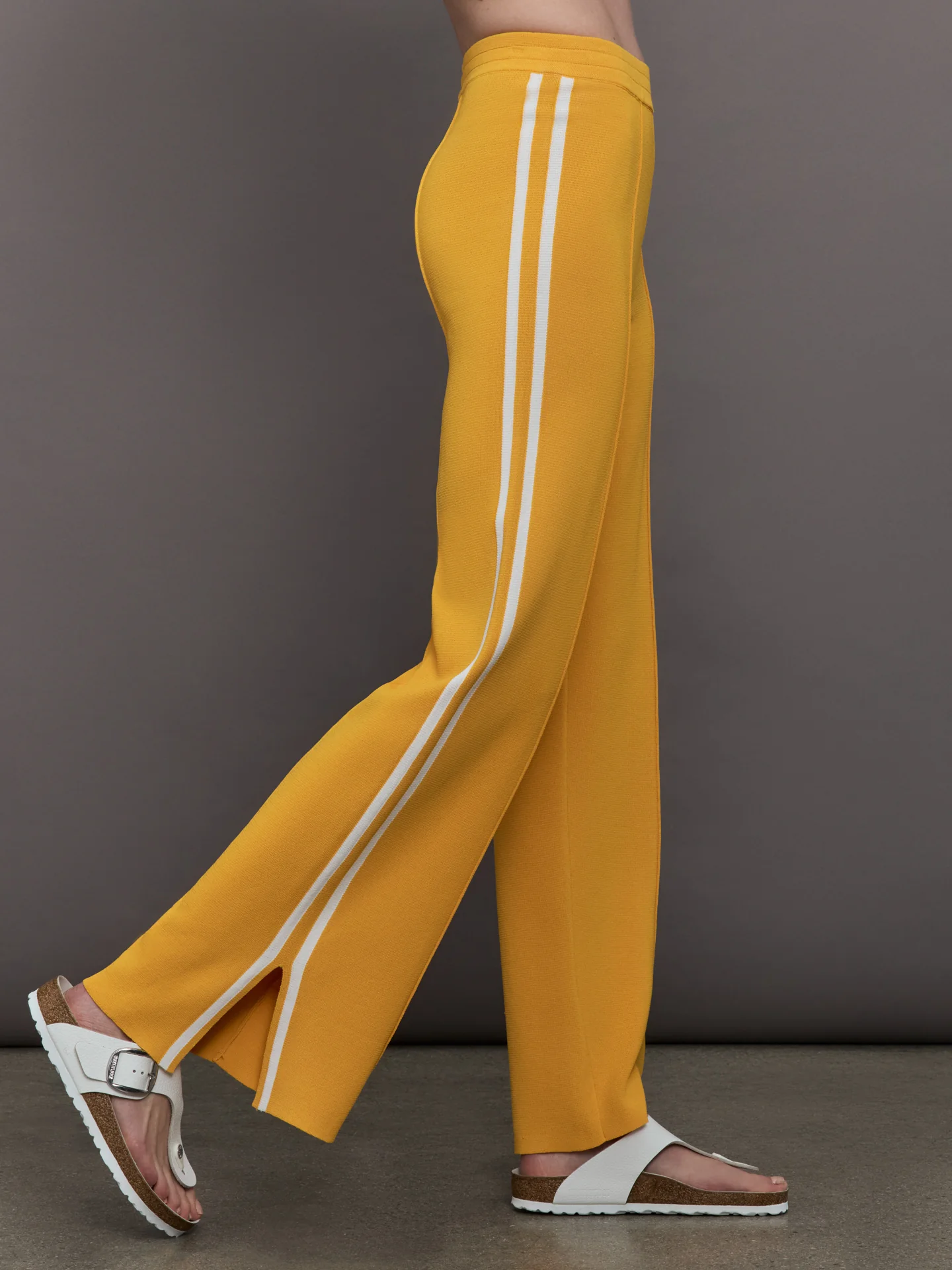 Dunes Freya Knit Pant - Yellow - Image 3