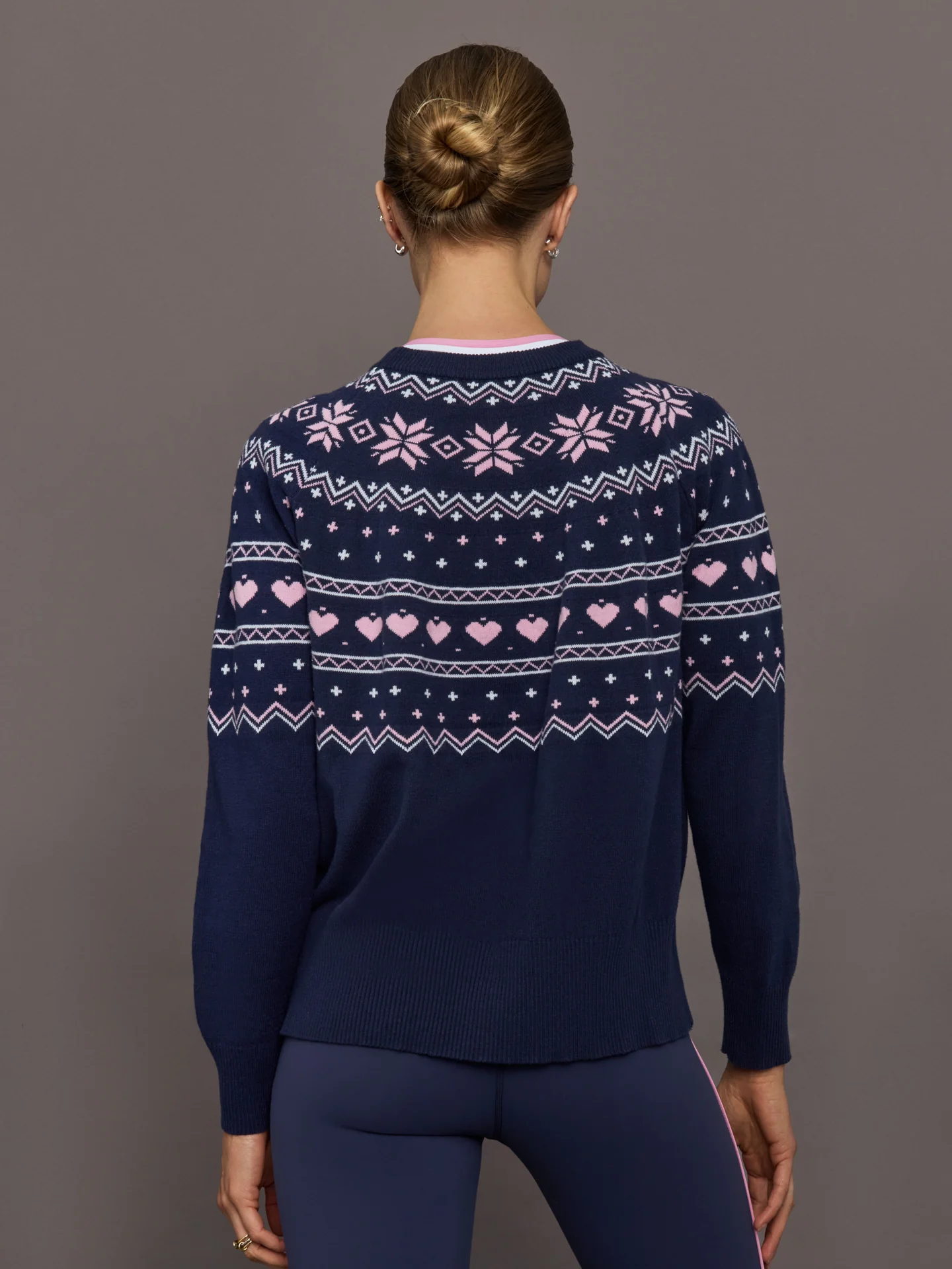 Elizabeth Sweater - Snowy Peaks Fairisle - Image 3