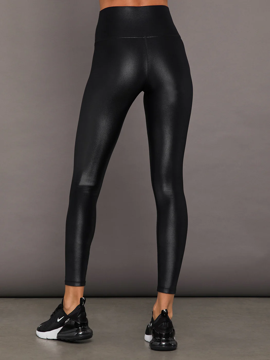 High Rise Full-Length Legging in Takara Shine - Black - Image 6