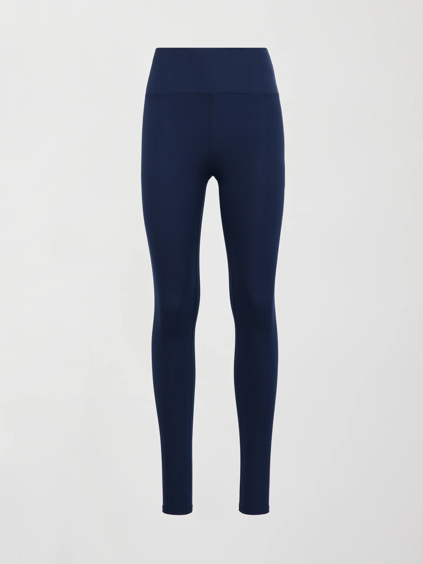 High Rise Legging in Ribbed Melt - True Navy - Image 7
