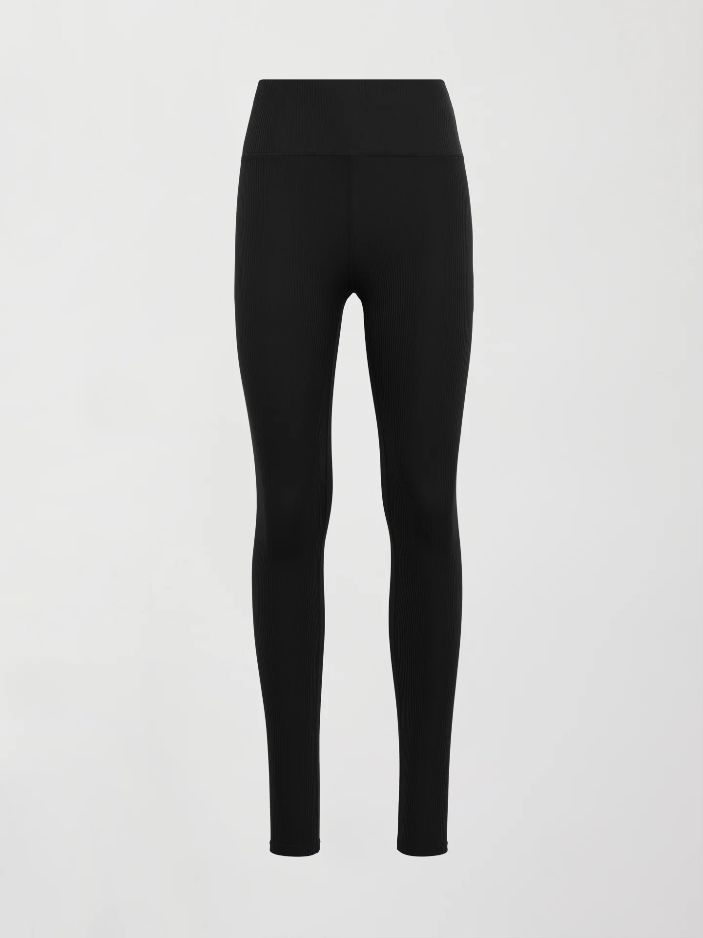 High Rise Legging in Ribbed Melt - Black - Image 6