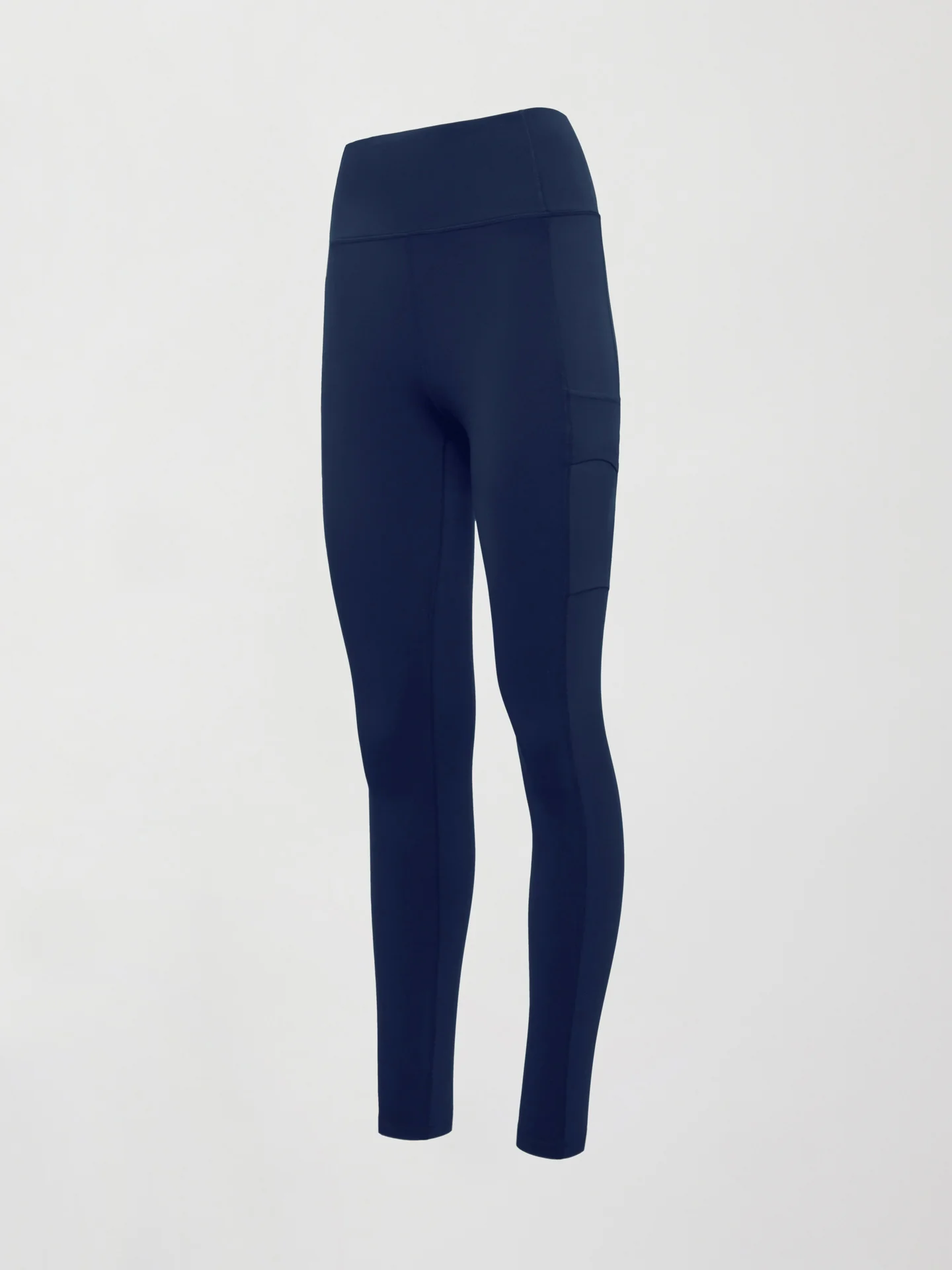 High Rise Pocket Legging in Diamond Compression - Navy - Image 6