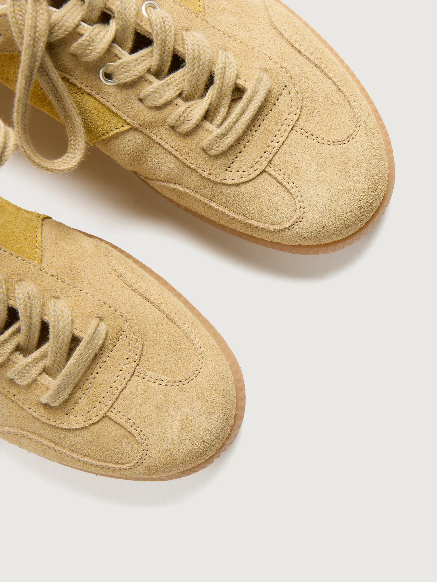 Jackie Court Sneaker - Butter Suede Combo - Image 4