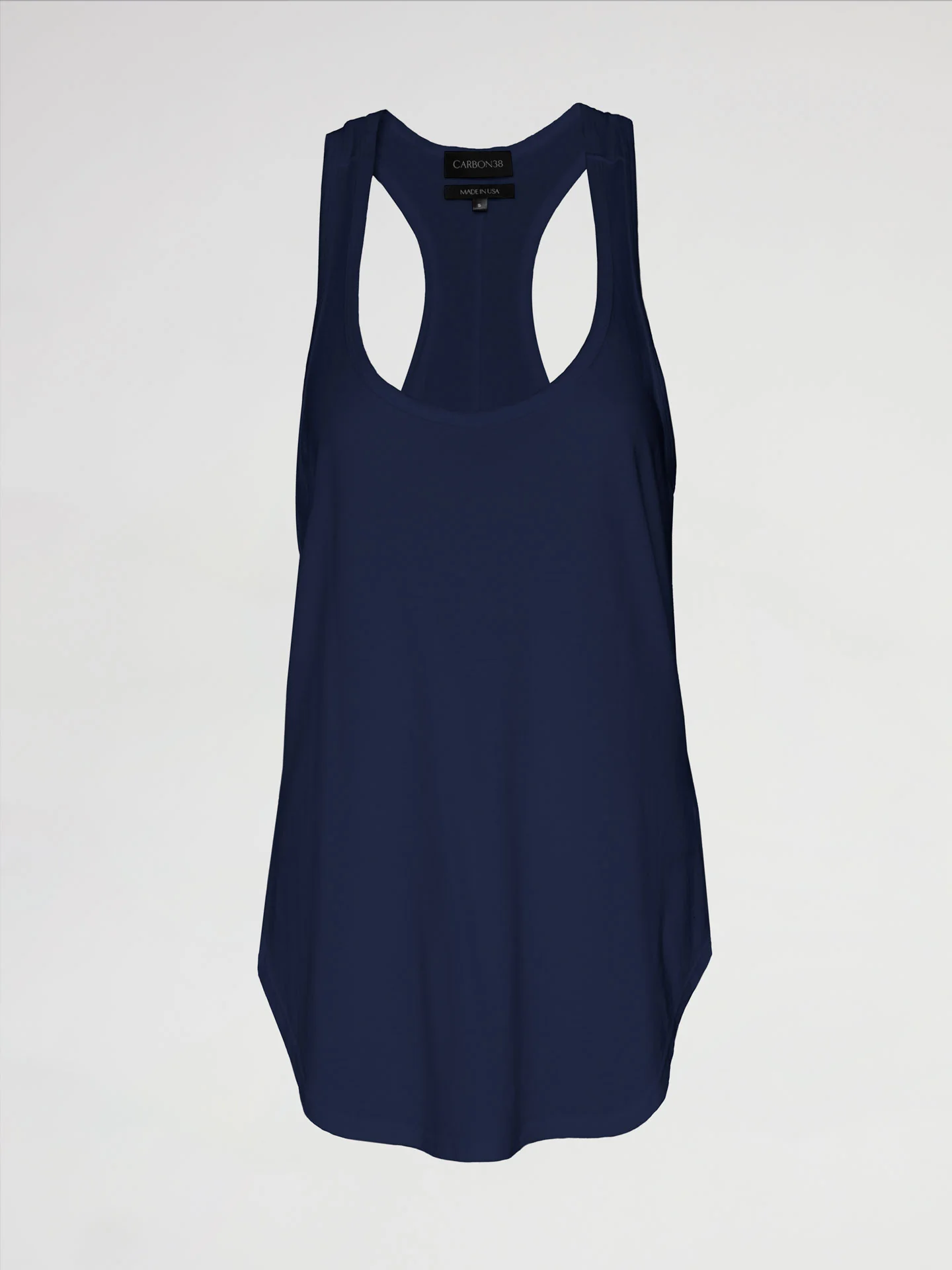 Long RacerBack Tank - Navy Blazer - Image 5