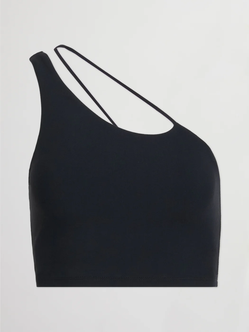 One Shoulder Convertible Bra Top in Melt - Black - Image 6