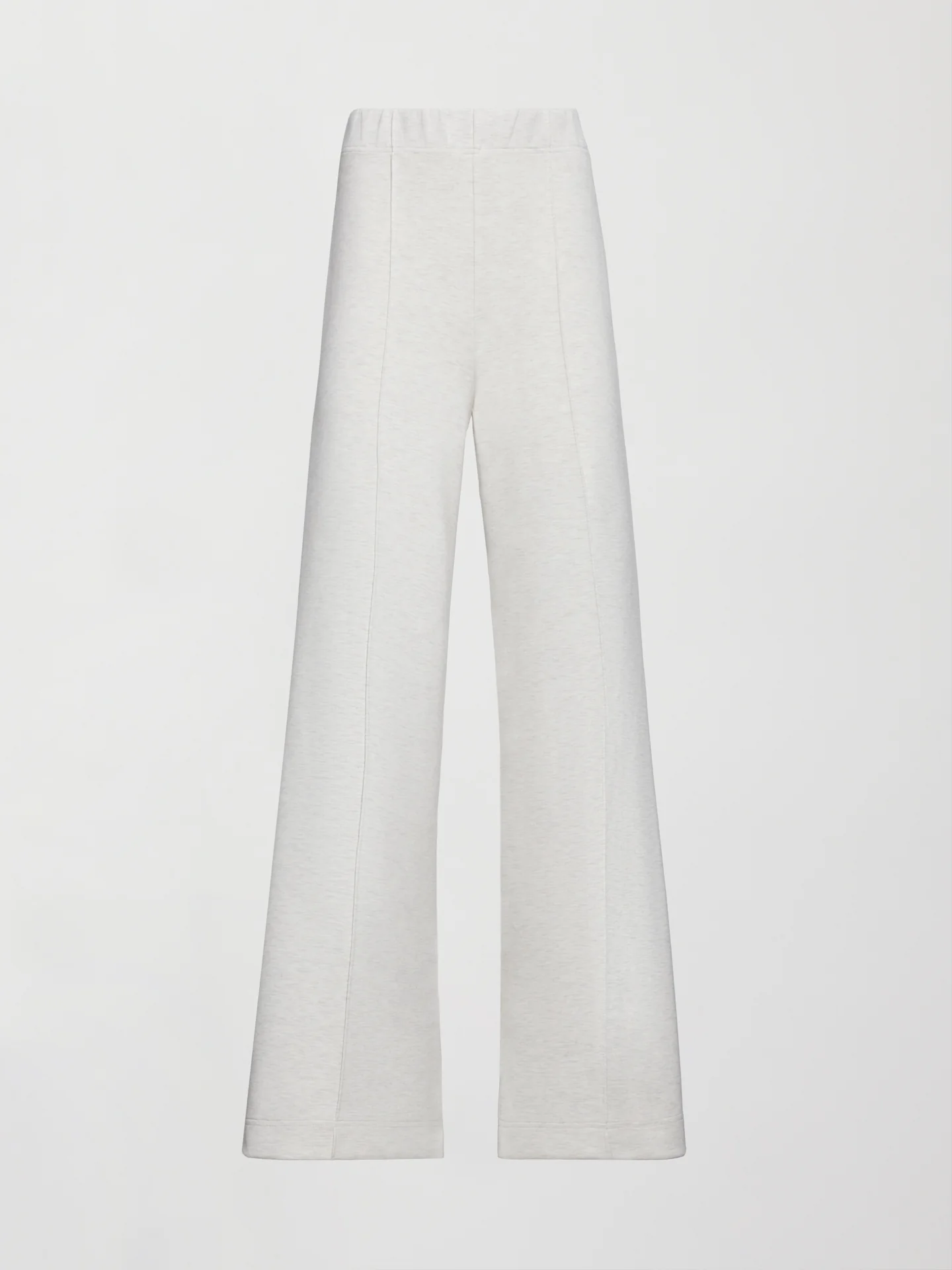 Pintuck Knit Pant in Interlock - Moonbeam Heather - Image 7