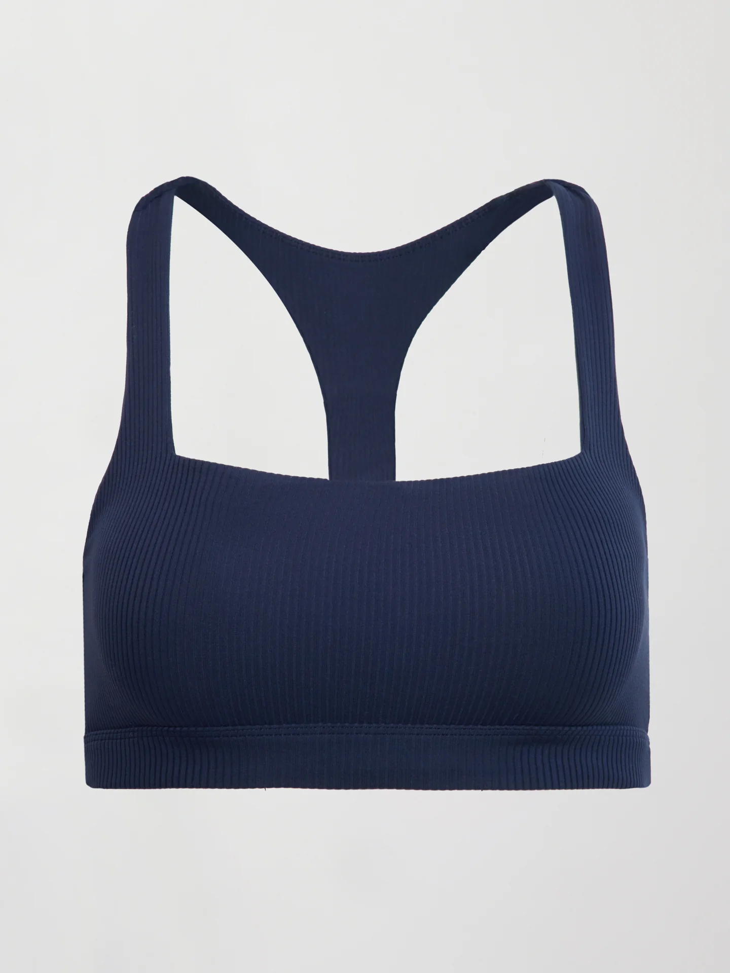 Racerback Bra in Ribbed Melt - True Navy - Image 6