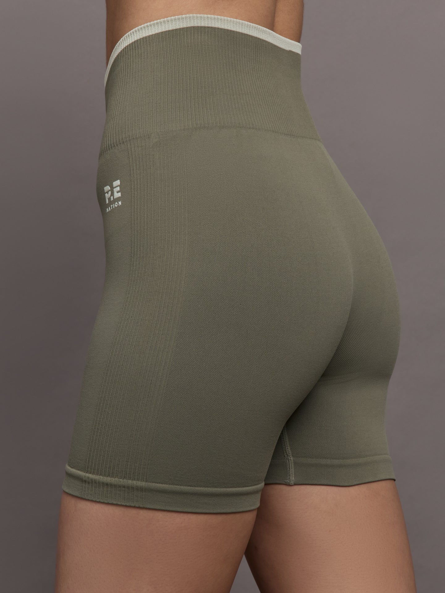 Restore Seamless Bike Short - Khaki Brown - Image 5