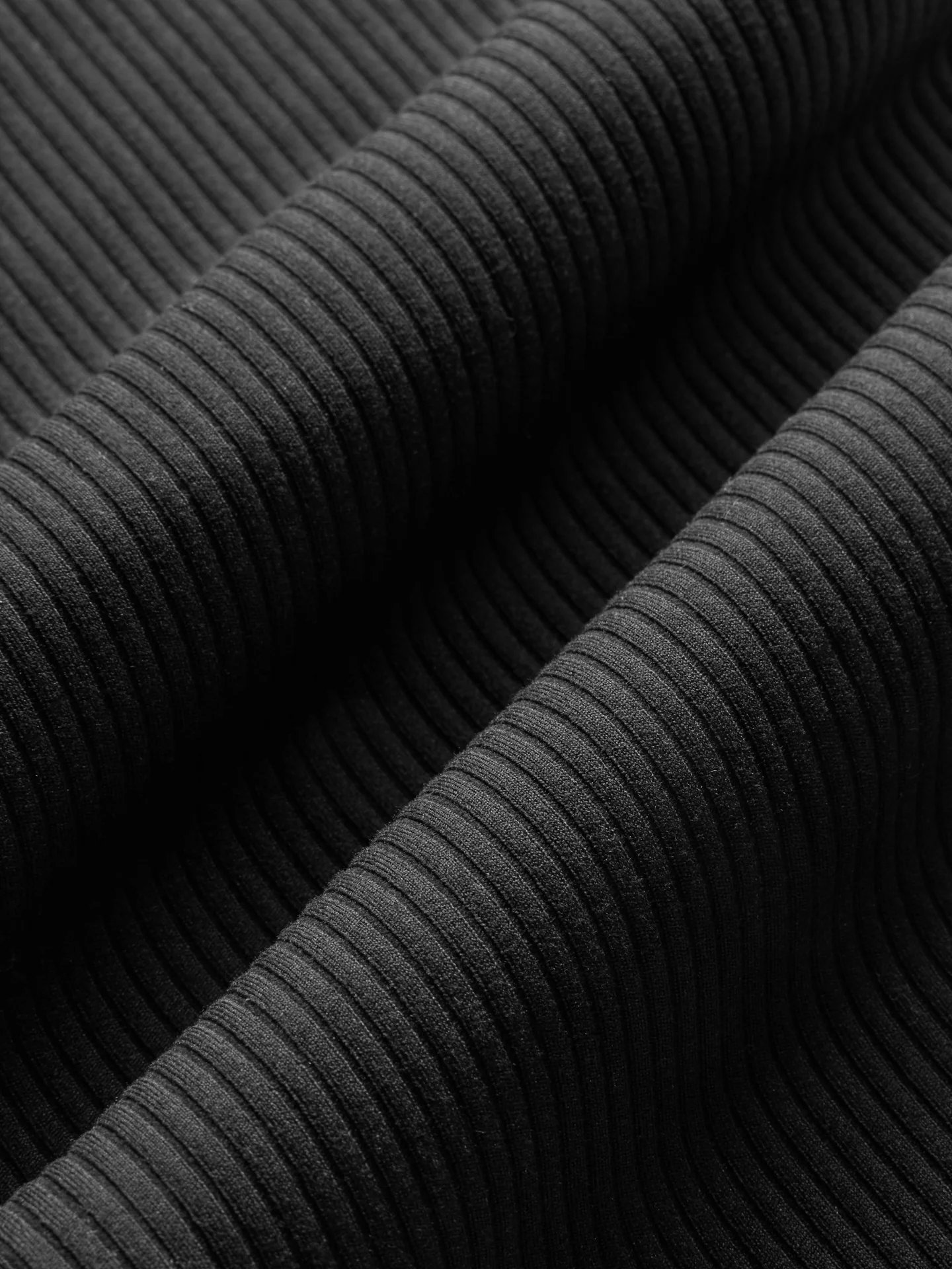 High Rise Pocket Legging in Ribbed Melt - Black - Image 6