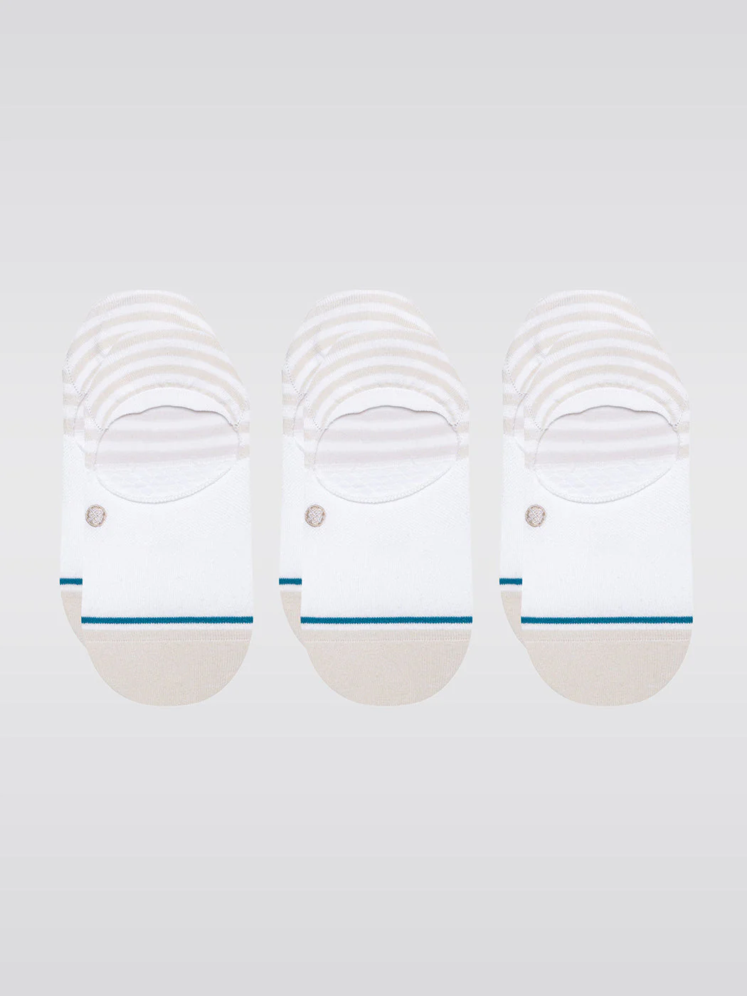 Sensible 3 Pack No-Show Socks - Multi - Image 4