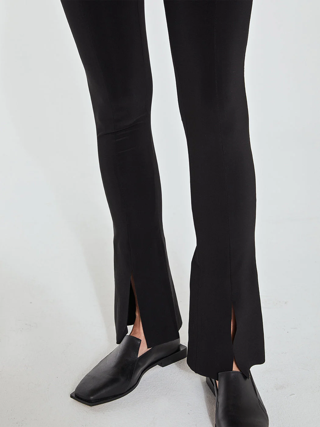 Sleeveless Spat Legging Catsuit - Black - Image 8