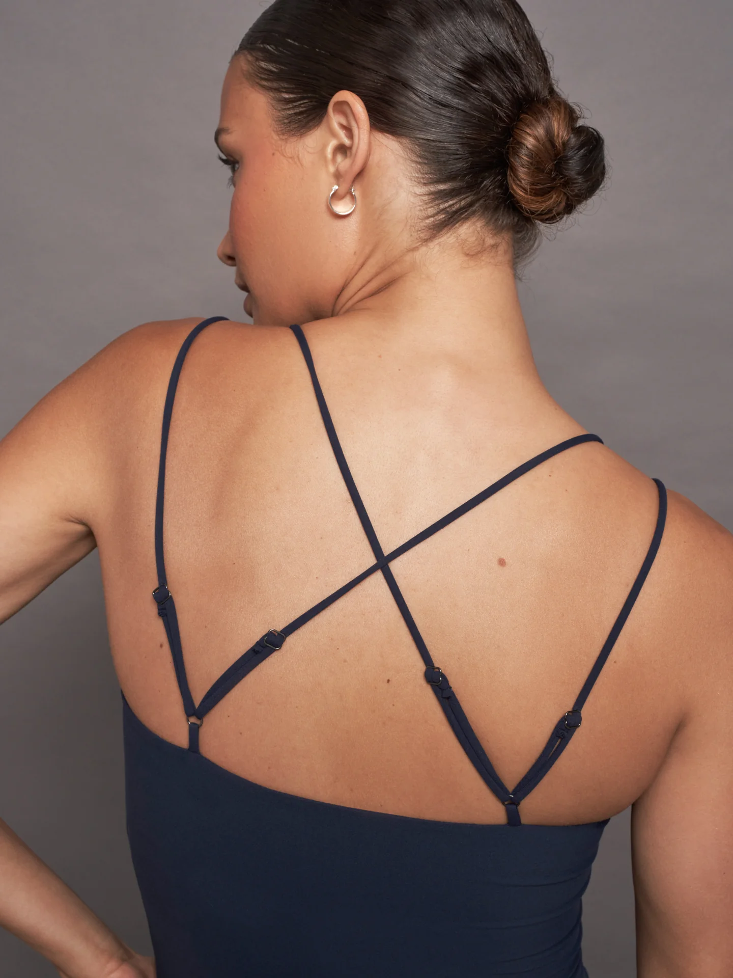 Strappy Tank in Melt - Navy Blazer - Image 4