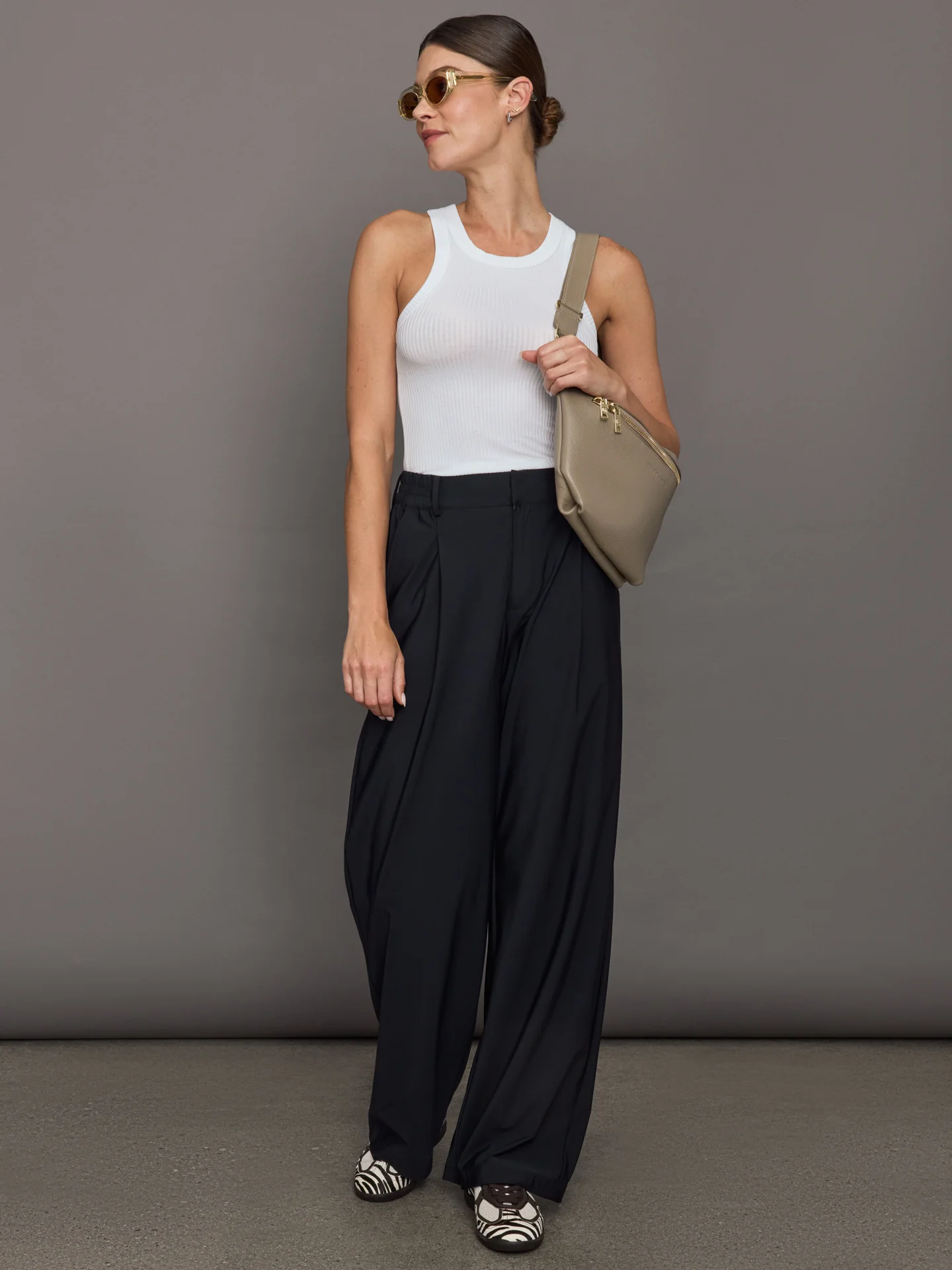 Stretch Woven Pant - Black - Image 7