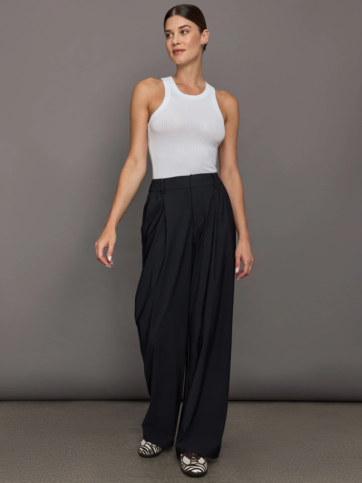 Stretch Woven Pant - Black - Image 8