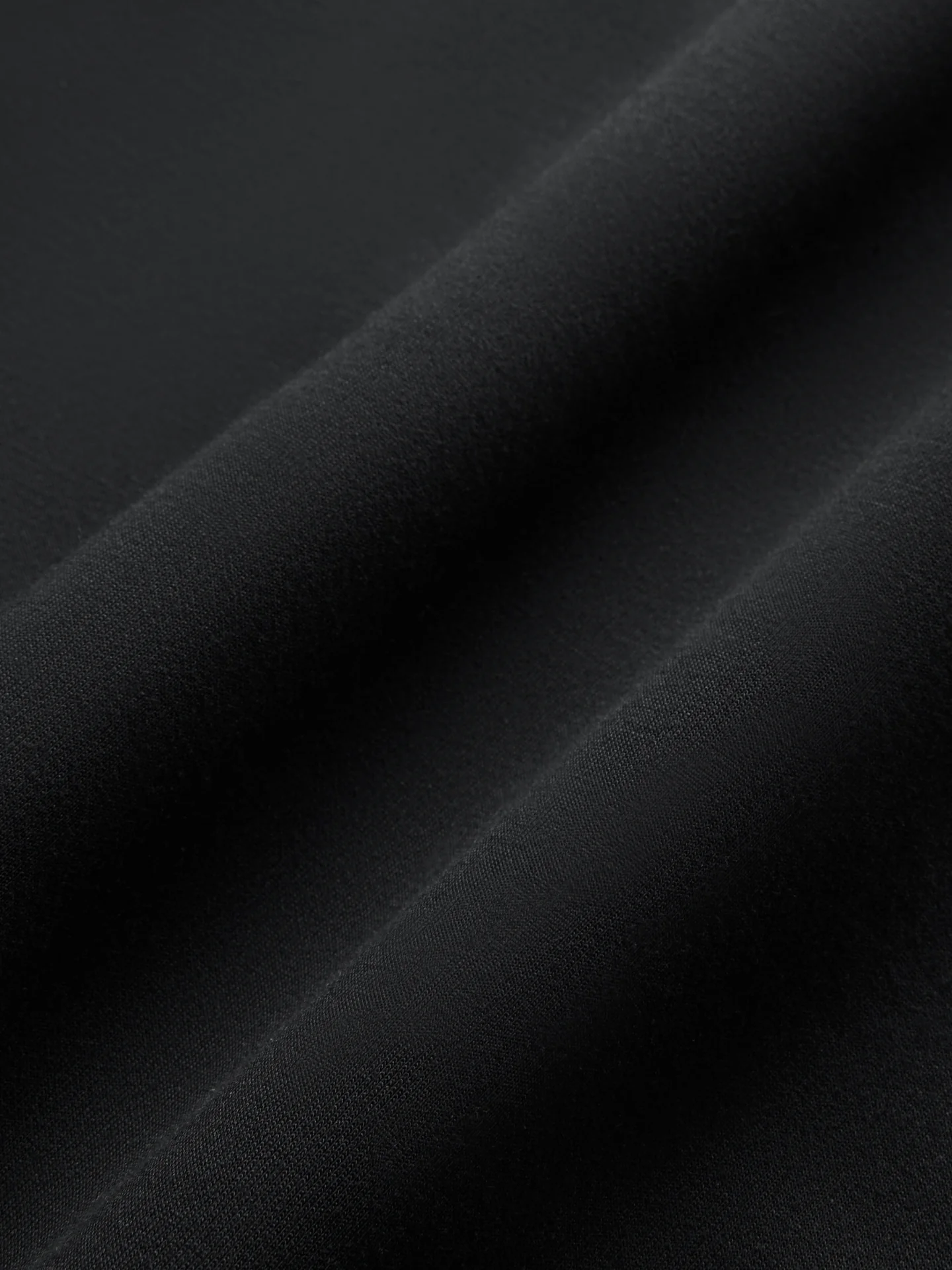 Pintuck Knit Pant in Interlock - Black - Image 7