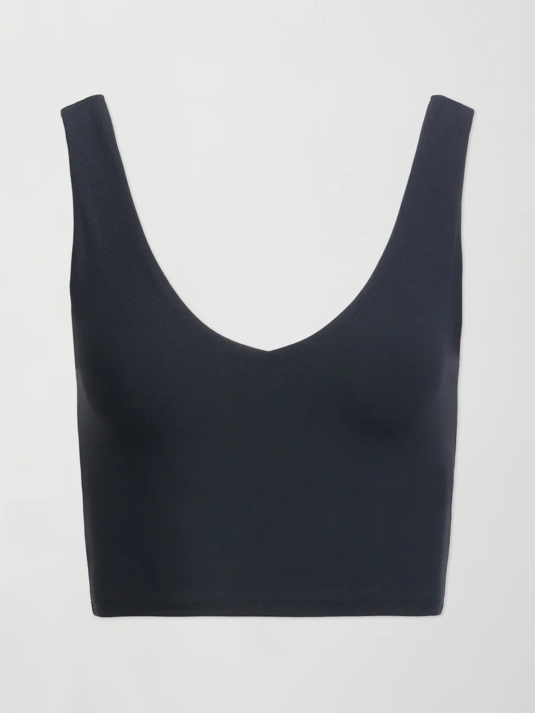 V-Neck Longline Bra in Melt - Black - Image 6