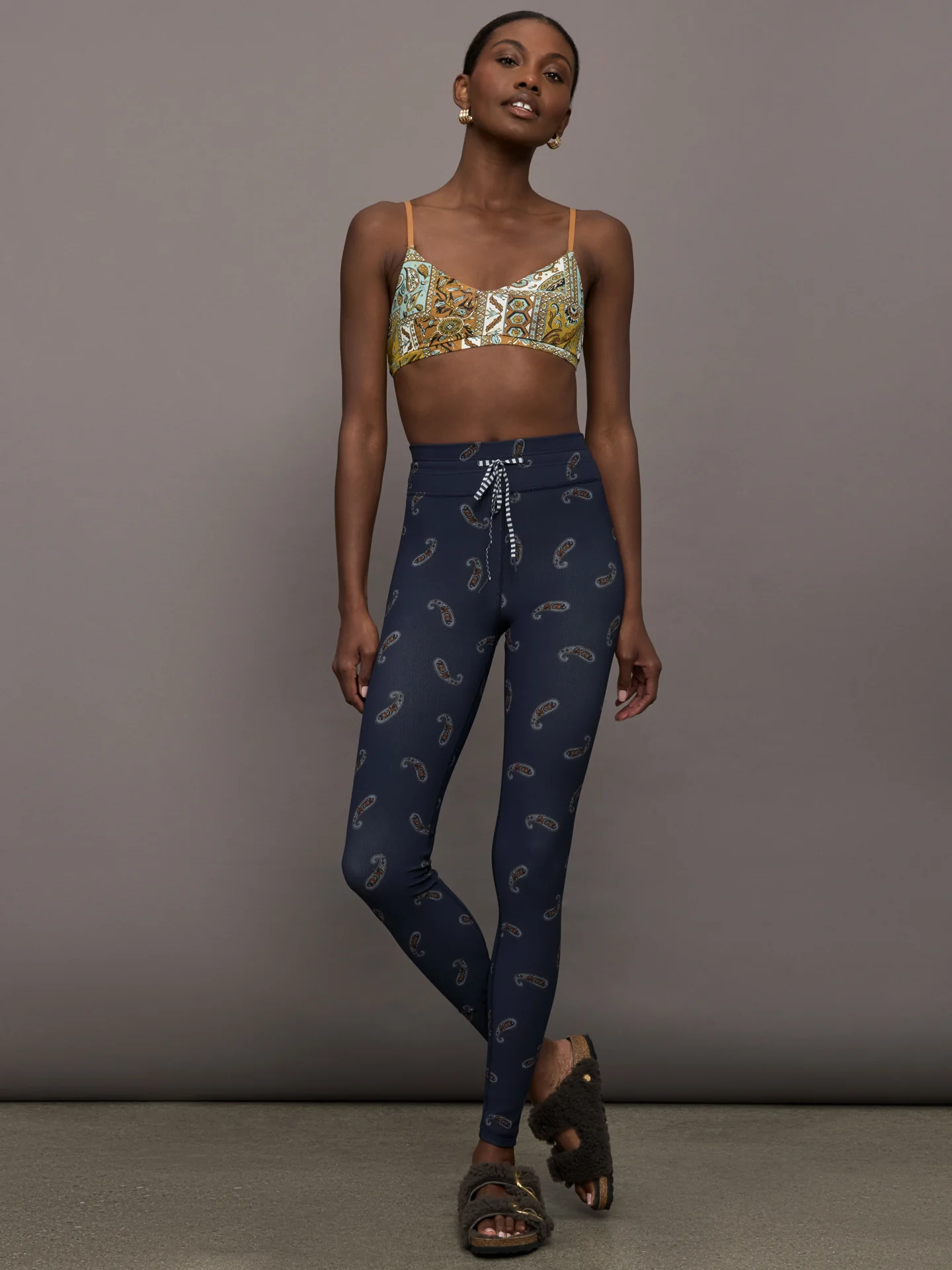 Vadella 28in Yoga Pant - Paisley - Image 5