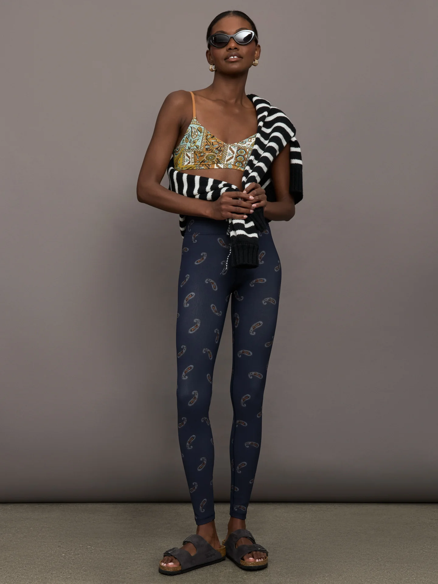 Vadella 28in Yoga Pant - Paisley - Image 6