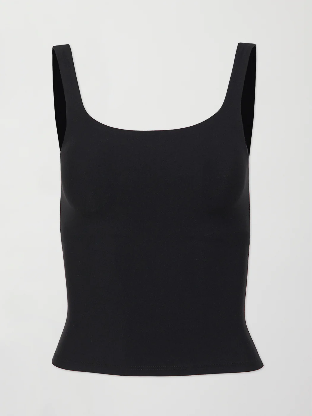 Wide Scoop Bra Tank in Melt - Black - Image 6
